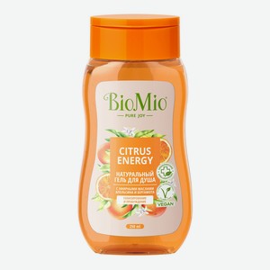 Гель для душа BioMio Натуральный с эфирными маслами Апельсина и бергамота, 250 мл