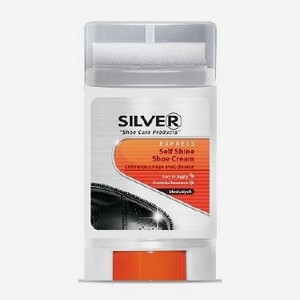 Silver Premium Крем-блеск для обуви Comfort Черный 50 мл