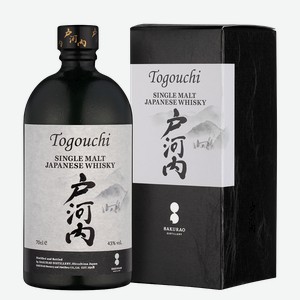 Виски Togouchi Single Malt в подарочной упаковке 0.7 л.
