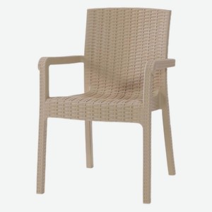 Кресло для сада HENIVER SPC-V001, пластик, бежевое
