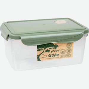 Контейнер для холодильника и микроволновой печи Phibo с клапаном EcoStyle, 1,6 л