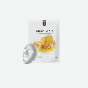 Nohj Super food Mask Pack Honey Маска для Лица Тканевая с Экстрактом Меда Увлажняющая, 25 г