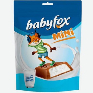 Конфеты Babyfox шоколадные c молочной начинкой 120г