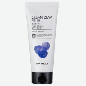 Clean Dew Blueberry Foam Cleanser Пенка для Умывания Лица с Экстрактом Черники, 180 мл