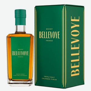 Виски Bellevoye Finition Calvados в подарочной упаковке 0.7 л.