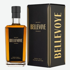 Виски Bellevoye Edition Tourbee в подарочной упаковке 0.7 л.