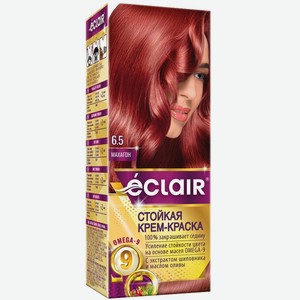 Omega-9 Eclair Стойкая Крем - Краска для Волос 6.5 Махагон
