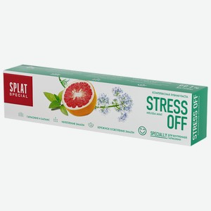 Зубная паста Splat Special Stress Off, 75 мл, картонная упаковка