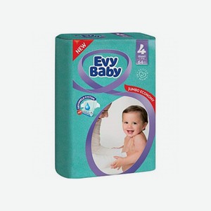 Evy Baby Подгузники Джумбо макси 64 шт, 7-18 кг, р.4
