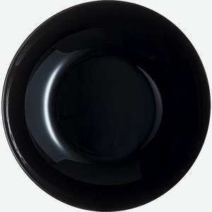 Тарелка суповая Luminarc Zelie чёрная 20см