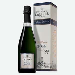 Игристое вино Lallier Millesime Brut Grand Cru белое брют Франция, 0,75 л