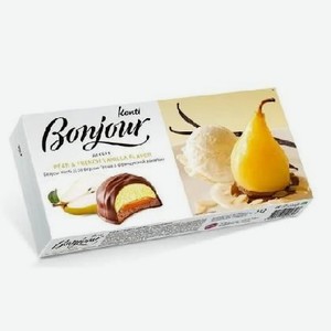 Суфле Бонжур со вкусом груша с французской ванилью Конти 232г