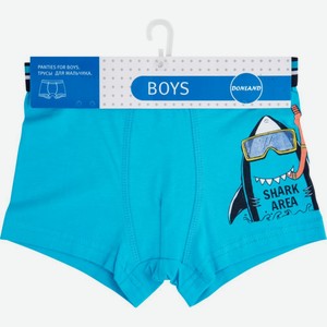 Трусы для мальчика Donland Boys Акула цвет: ярко-голубой, 110-116 р-р