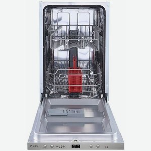 Встраиваемая посудомоечная машина LEX PM 4542 B, узкая, ширина 44.8см, полновстраиваемая, загрузка 9 комплектов