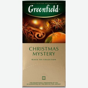 Чай черный Greenfield Christmas Mystery в пакетиках, 37.5 г