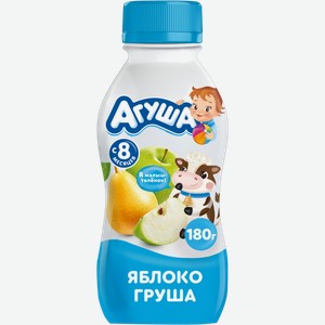 Йогурт Агуша Яблоко Груша 2.7% 180г