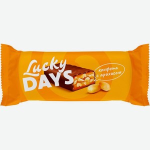 Конфеты Lucky Days Карамельные с арахисом 200 г