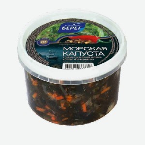 Салат  Балтийский Берег , из морской капусты, по-корейски, витаминный, 250 г