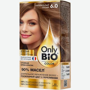 Краска для волос Only Bio Color тон 6.0 Натуральный русый 115мл