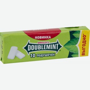 Жевательная резинка Doublemint со вкусом Мяты, 13,6 г