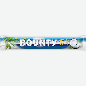 Батончик шоколадный Bounty Trio, 82,5 г