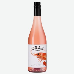 Вино Crab & More White Zinfandel 0.75 л.