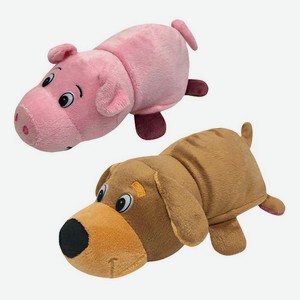 Мягкая игрушка Собака-Свинья 2 в 1 вывернушка 1Toy 20 см