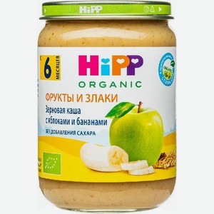 Каша зерновая Хипп яблоко/банан 190г
