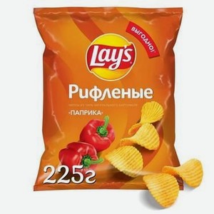 Картофельные чипсы Lay s Паприка 225г ДСП