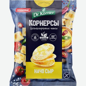 Чипсы кукурузно-рисовые Dr.Korner с сыром начо, 50г