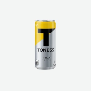 Напиток сильногазированный Toness Indian Tonic безалкогольный 330 мл
