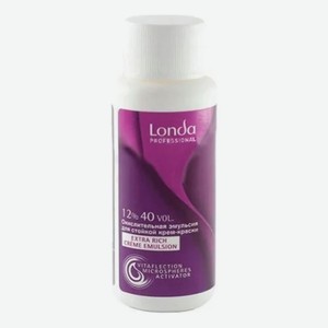 Окислительная эмульсия для волос Londacolor Extra Rich Creme Emulsion 60мл: Эмульсия 12% 40Vol