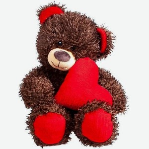 Мягкая игрушка Медвежонок Чиба с сердцем МЧС01