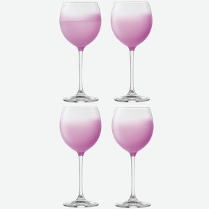 Наборы из 4 бокалов Haze Wine Glass Blush Set of 4 pcs 0.4 л.