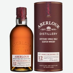 Виски Aberlour Aged 12 Years Double Cask Matured в подарочной упаковке 0.7 л.