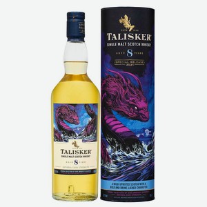 Виски Talisker 8 Years в подарочной упаковке 0.7 л.