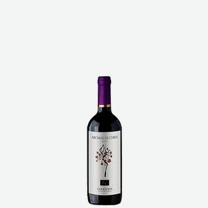 Вино Аромас де Чили Карменер ОС красное сухое 13% 0,187л