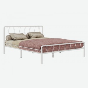Кровать Камилла Белый, металл 160х200 см