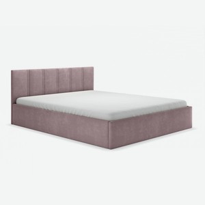 Двуспальная кровать Корсо ПМ Розовый, велюр 180х200 см