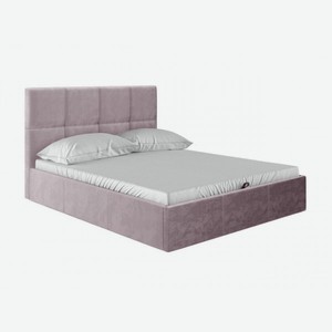 Кровать с подъемным механизмом Верда ПМ Розовый, велюр 160х200 см