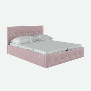 Кровать с подъемным механизмом Колумбия ПМ Розовый, велюр 180х200 см