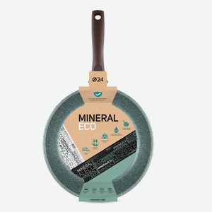 Сковорода НМП MineralEco, 24 см, литой алюминий