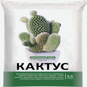 Почвогрунт PARTERRA для кактусов, 2,5л