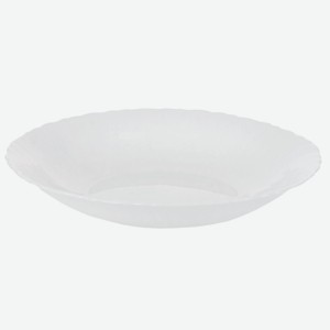 Глубокая тарелка Bianca, 21.5 см, стекло