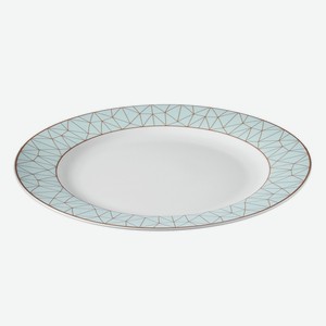 Тарелка обеденная Esprado Mosaica Mint, 22,5 см, фарфор