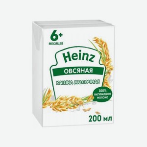 Кашка Heinz молочная жидкая овсяная 200 мл