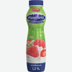 БЗМЖ Йогурт продукт Альпенланд 1,2% Клубника 290г