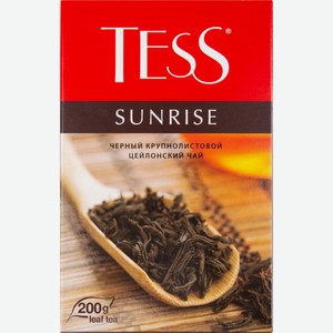 Чай черный Tess Sunrise 200г листовой