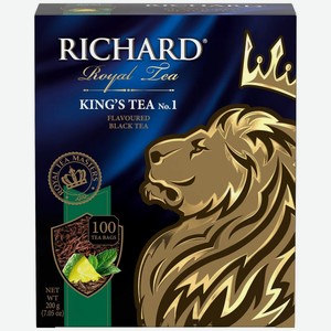 Чай черный Richard King s Tea №1 100 пакетиков по 2г