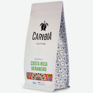 Кофе зерновой Caribia Arabica Costa Rica Veranero, 250 г